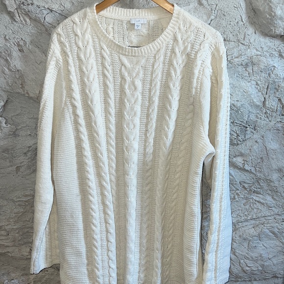 J. Jill Sweaters - J.Jill Cable Knit Sweater Size XL